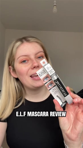 Reviewing the e.l.f mascara with me! This was great deffo a new fave in my makeup routine ✨🤍 #elf #elfcosmetics #mascarareview #review