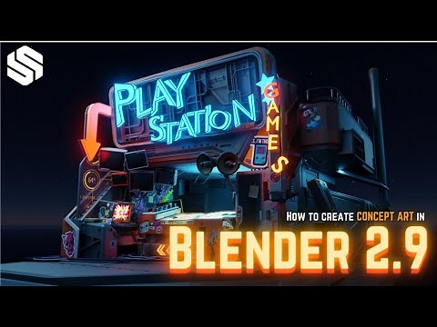 Beginner's Guide to Creating Concept Art in Blender 2.9