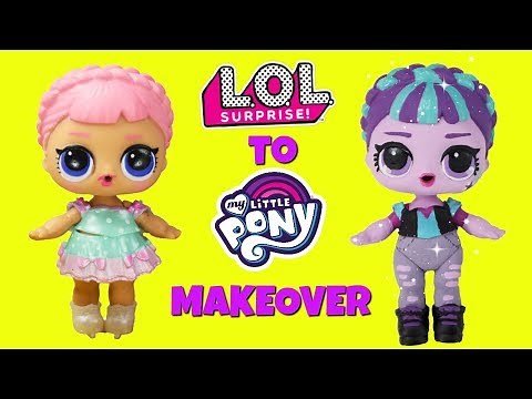 DIY Custom Ice Sk8er To Starlight Glimmer LOL Surprise Doll My Little Pony MAKEOVER