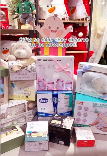 Make gifting memorable this season with this beautifully packed essential gift sets that would make mom and baby feel special & well loved. 💛✨ These items are definitely ready to give & fun to unwrap! 🎁 🛍️ Check out more giftables available in Baby Company or through our official TikTok Shop!