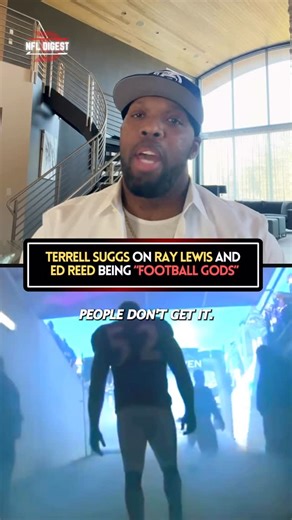 NFL Digest | Terrell Suggs on Ray Lewis and Ed Reed Being “Football Gods” 🎥: @getgotpod #baltimore #ravens #raylewis #edreed #baltimoreravens #nfl... | Instagram
