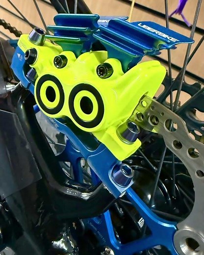 Uberbike Upgrades On This Magura MT7 Brake Setup #shortsvideo #mtb #magurabrakes
