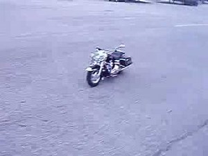 RC Harley Davidson Motorcycle in action