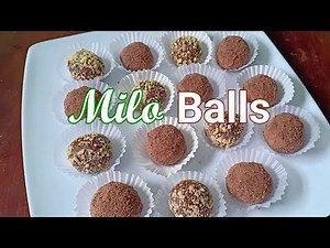 Milo Balls Recipe | No Bake Dessert