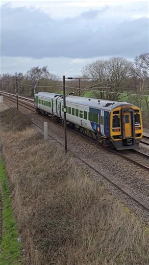 Northern Rail Class 158 Express Sprinter Number 158901 at speed on the East Coast Main Line