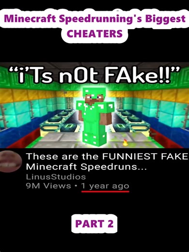Minecraft Speedrunning's Biggest CHEATERS (2)