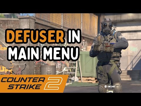 How to Equip Defuse Kit in the Main Menu in CS2 (Agent with Defuser) #cs2