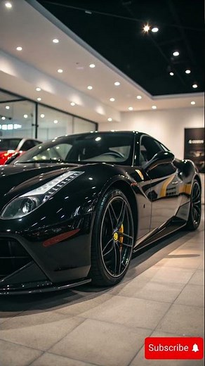 Black Ferrari Showroom Walkaround | Front, Back, Left, Right, Interior & Engine Views