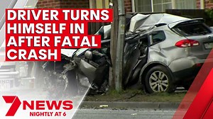 A driver has turned himself in to police four days after a fatal crash that killed his mate in Melbourne’s east. Detectives made a public appeal to find him after he fled the scene, leaving 15-year-old Bill Hexter to die. 7NEWS at 6pm | More local news: www.7news.com.au/news/vic #7NEWS Go fund me link for the family of Bill Hexter: https://www.gofundme.com/f/help-laying-our-beloved-bill-to-rest?utm_source=customer&utm_medium=copy_link_all&utm_campaign=p_cp share-sheet | 7NEWS Melbourne