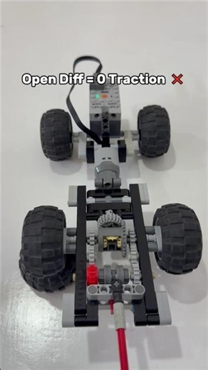 Why You NEED a Locking Differential! 🏔️#LegoTechnic#Engineering