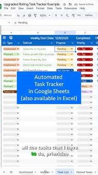 Work Hack! Actually get a raise or promoted at work by using this Automated Task Tracker! #template