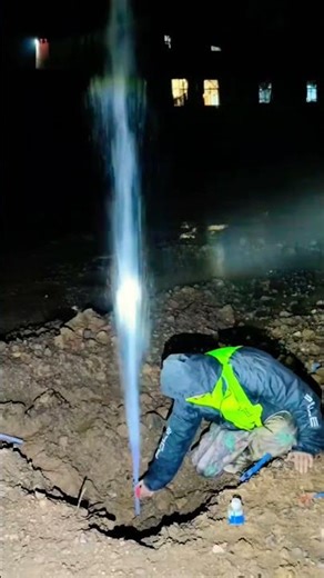 Installing valve on underground water pipe