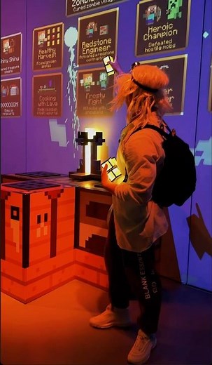 Unlocking Achievements at the Minecraft Experience! AD/PR 🟩✨