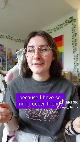 @Zara Beth talks about the importance of intersectionality, being queer and disabled, and why LGBTQ pride spaces need to be accessible 🏳️‍🌈 #LGBTQPride #Disability #Intersectionality 📽️ Video description: Zara Beth, a white woman with brown hair talks to the camera about intersectionality, LGBTQ , and Disability Pride.