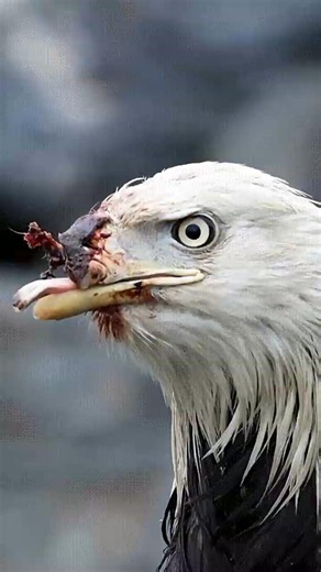 Why does an eagle break its own beak? 😳 #short #shorts #youtubeshorts #nuralomOfficial