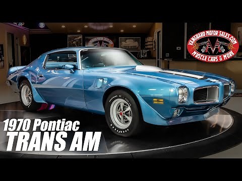 1970 Pontiac Firebird Trans Am Ram Air III For Sale Vanguard Motor Sales #8609