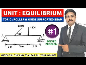 EQUILIBRIUM IN ENGINEERING MECHANICS IN HINDI LECTURE 1 ‪@TIKLESACADEMYOFMATHS‬