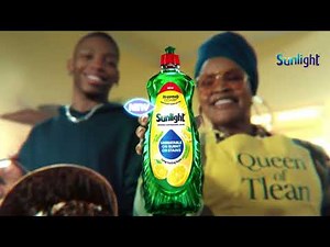 Queen of Tlean Sunlight Dishwashing Liquid