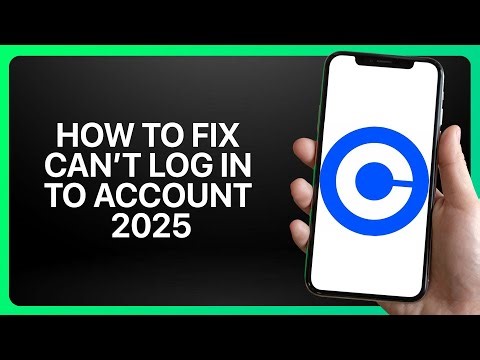 How To Fix Can't log in to Coinbase account in Coinbase 2025! Tutorial