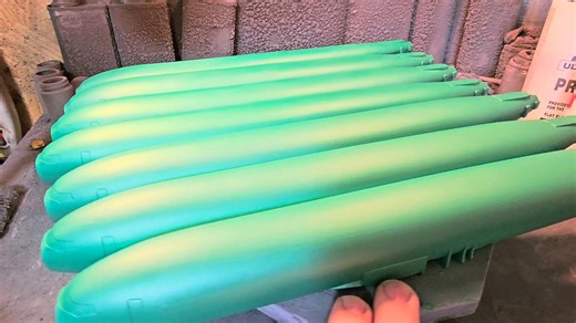 Fresh out of the paint shop . #customtrains #custom #railway #hoscale #model #NS #maintenance #train #modelrailroad #mountains #Colorado #BNSF #UPRR #norfolksouthern #CSX #CPKC #railroad | Custom-Trains