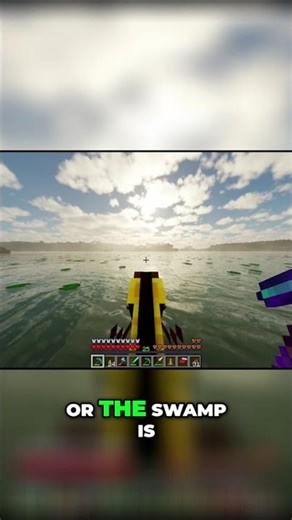 I Found The Weirdest Swamp Biome Only Lily Pads🤔 #gaming #gameplay #minecraft #survivalmode