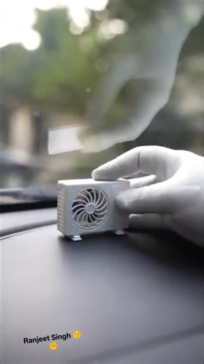 Mini Solar panel and car mini ac of car #viral #ytshorts #car #ideas #youtuberlife