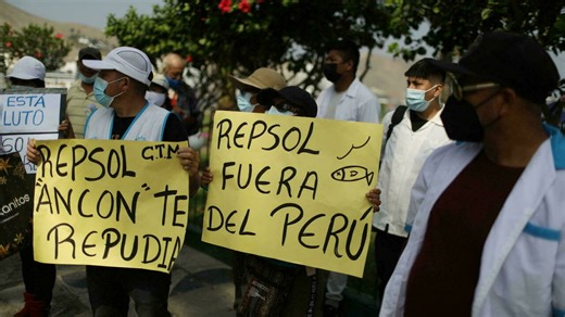 Peru considers imposing sanctions on Spanish energy firm Repsol over massive oil spill