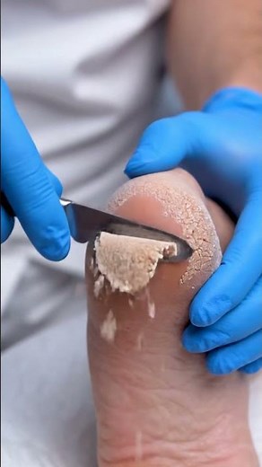 Foot ASMR Clean Detail | Smooth Heel Work