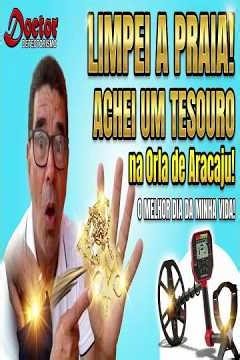LIMPEI A PRAIA! Achei UM TESOURO na Orla de Aracaju!