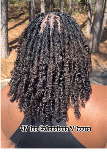 97 loc extensions for the lady using my custom kinky curl extensions. I’m located in the Atlanta area book your consultation for your overnight transformation 🩷💕 #locextensions #atlloctician #atllocextensions #locstyles #locstylesforwomen
