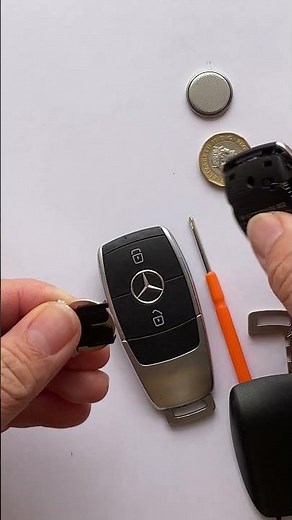 Mercedes Benz Key Fob Battery Replacement 2016-2024 #keyfob #mercedes #keychange