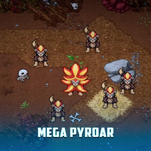 PokeXGames on Instagram: "Preparados para conhecer o imponente Mega Pyroar? Com os elementos Normal e Fire, Mega Pyroar chega para ser o mais novo T1H Burst Damage Dealer (BDD) do clã Volcanic! 🦁 Confiram o Spotlight completo em nosso Discord Oficial. Link na bio"
