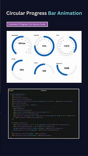 Interactive Circular Range Slider with HTML, CSS & JavaScript 🚀