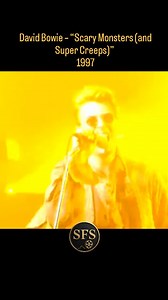 David Bowie – “Scary Monsters (and Super Creeps)” live on Nulle Part Ailleurs, 1997 ⚡ This was Bowie fronting his heaviest band: 🎸 Reeves Gabrels – guitar 🎹 Mike Garson – keyboards 🥁 Zachary Alford – drums 🎤 Gail Ann Dorsey – bass vocals The 1980 original was already proto–industrial metal, but this live version pushes it even further — darker, louder, heavier. Bowie reinventing himself yet again, this time with full-on Earthling aggression. #DavidBowie #ScaryMonsters #IndustrialRock #HeavyB