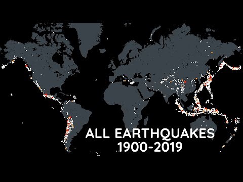 Every Earthquake (1900-2019)