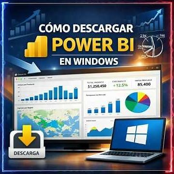 Download and install Power BI on Windows 11 and 10 to analyze data and create professional reports ✅