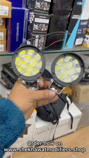 Karry 12 led fog lights 24w/pc | shekhawatmodifiers