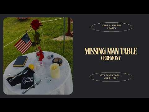 Missing Man Table Ceremony
