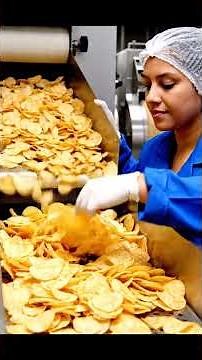Inside a Modern Potato Chips Factory: Amazing Food Processing Machines #howitsmade #foodprocessing