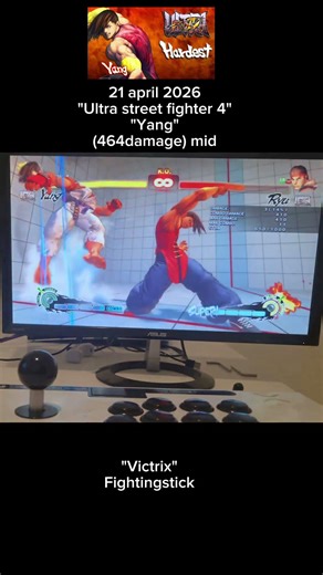 Ultra street fighter 4 "Yang" (464damage) mid #Usf4#Yang.464dmg#スト4