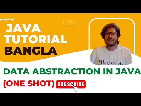 Java Bangla Tutorials 45 |Java OOP Bangla Tutorials| Abstraction in Java| Data Abstraction(One Shot)