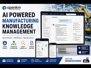 OpenKM for Manufacturing | AI Powered Document Management & Smart Search