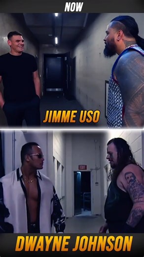 Jimmy Uso Dwayne Johnson Hitting with the Hand #wwe #funny #shortvideo #short #wwe #raw #smackdown
