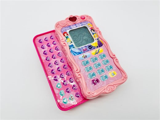 Disney Princess Vtech Magical Smart Phone: Pink Flip Cell Toy Talking Buttons - Etsy