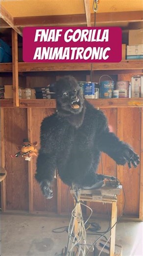 FNAF Gorilla Animatronic #fnaf #animatronics #shorts #robotics #fivenightsatfreddys #shortsfeed