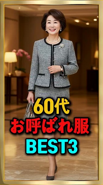 60代 品格ある結婚式のお呼ばれ服 BEST3｜周りと差がつく上品スタイル