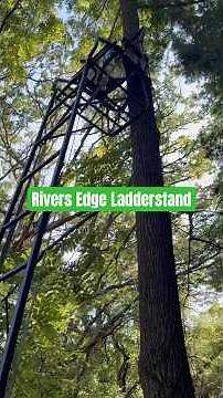 Rivers edge tree stand #treestand #deerhunting #deer #outdoors #like #subscribe