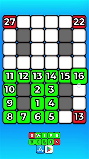 Swipe Tiles Puzzle Games #games #swipetiles #mathgames #puzzle #numbergames #gaming #numberpuzzles