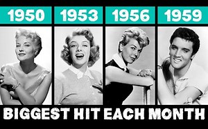 每月流行金曲 | 50年代 | Most Popular Song Each Month in the 50s
