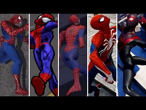 Ragdoll Physics Evolution in Spider-Man Games